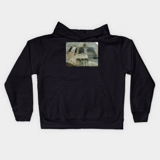 Linlithgow Palace, Scotland - External Elevation Detail Near Original Entrance Kids Hoodie